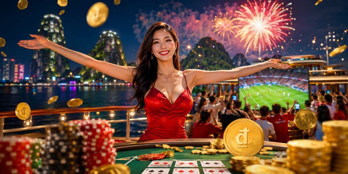Lễ hội cá cược bên vịnh Hạ Long với trò chơi baccarat và kèo thể thao