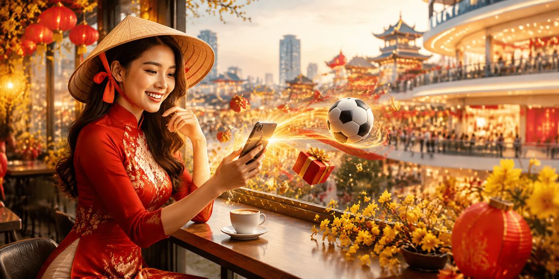 Người chơi tại Hà Nội đội nón lá theo dõi cá cược bóng đá trực tuyến